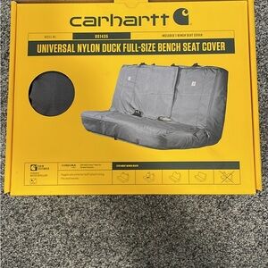 Carhartt Charcoal Nylon Bench Seat Cover